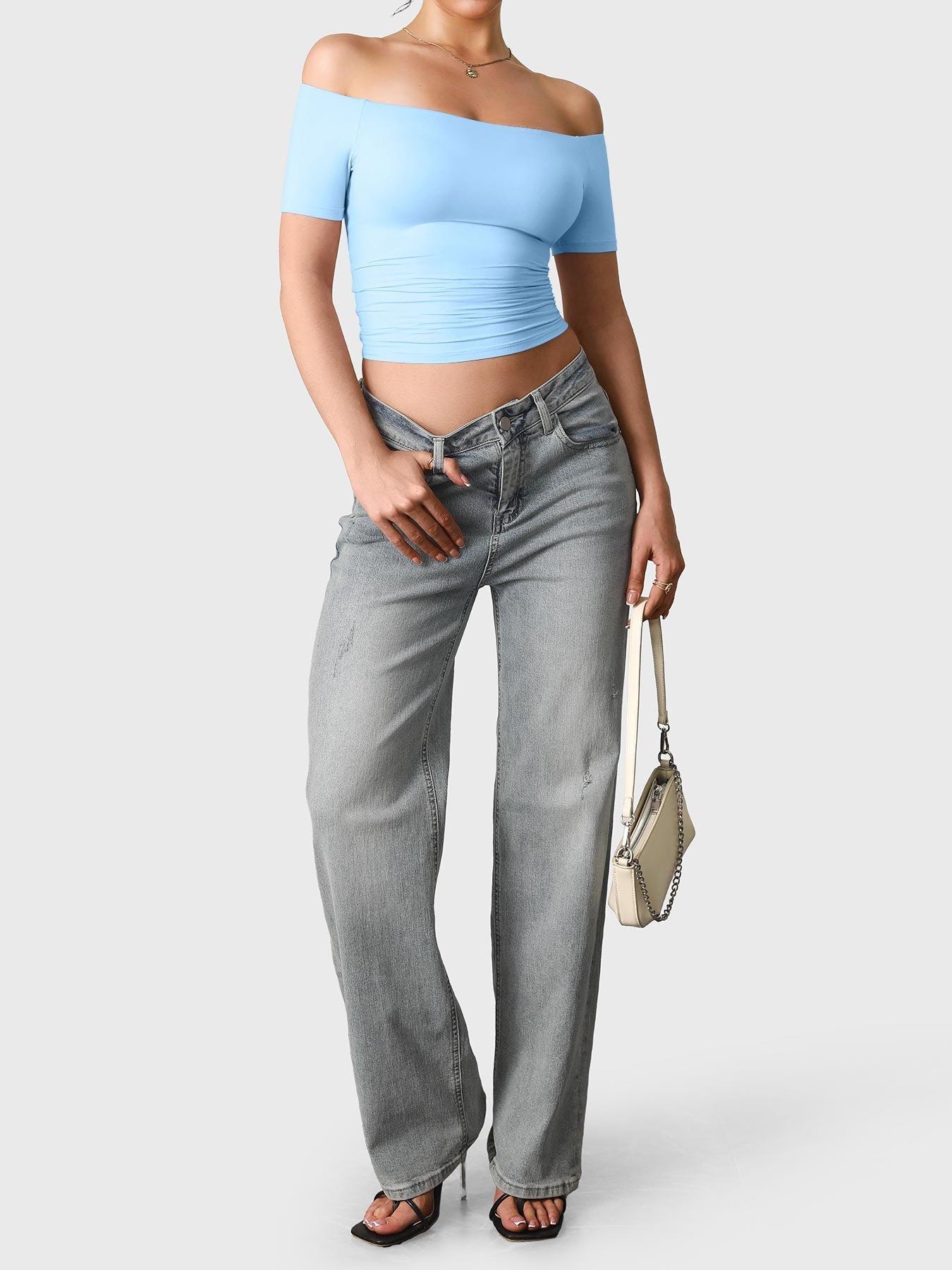 Yeoreo Luzlie Y2K One-Shoulder Top