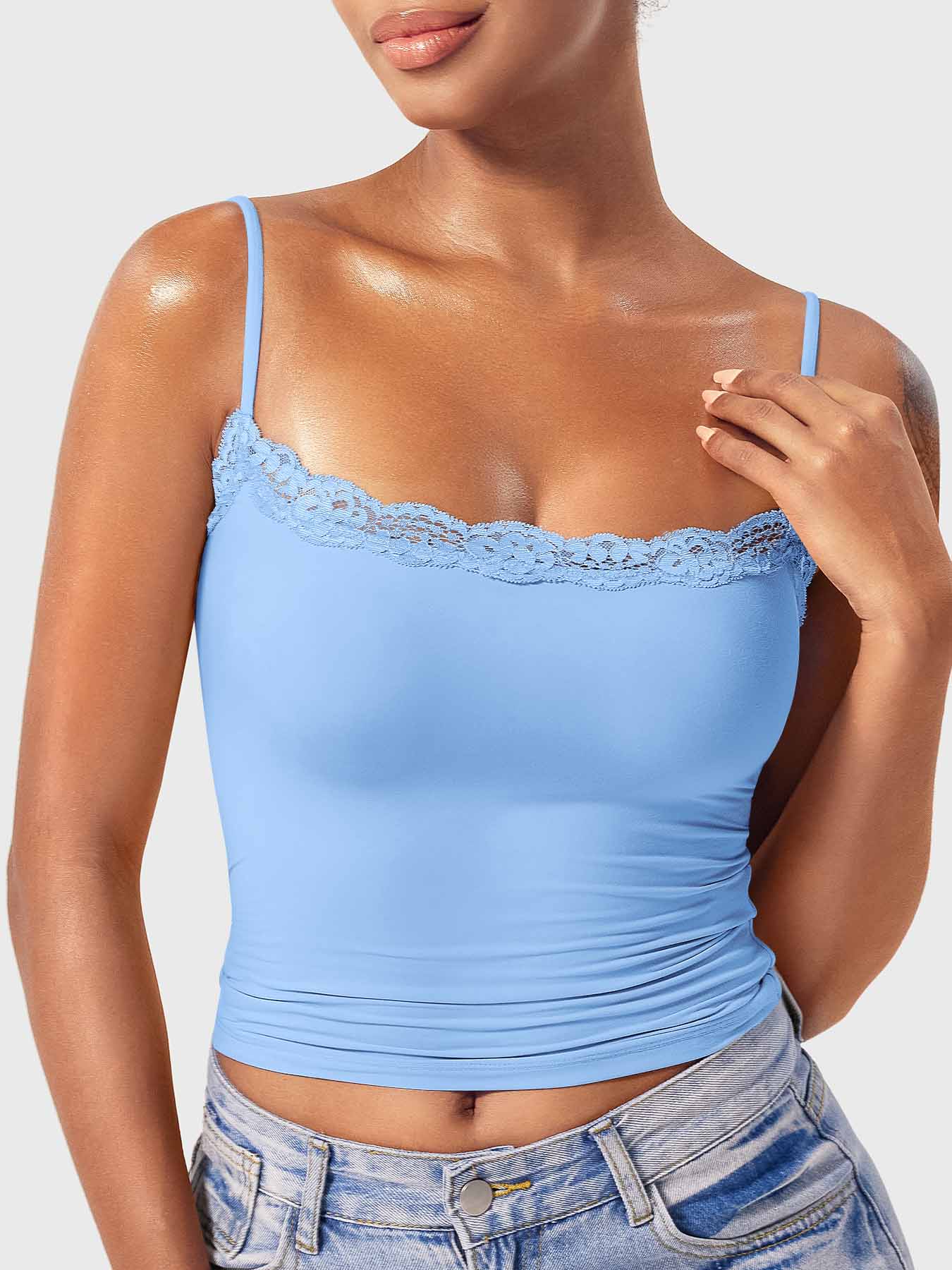 Yeoreo Annabely Square Neck Lace Tank