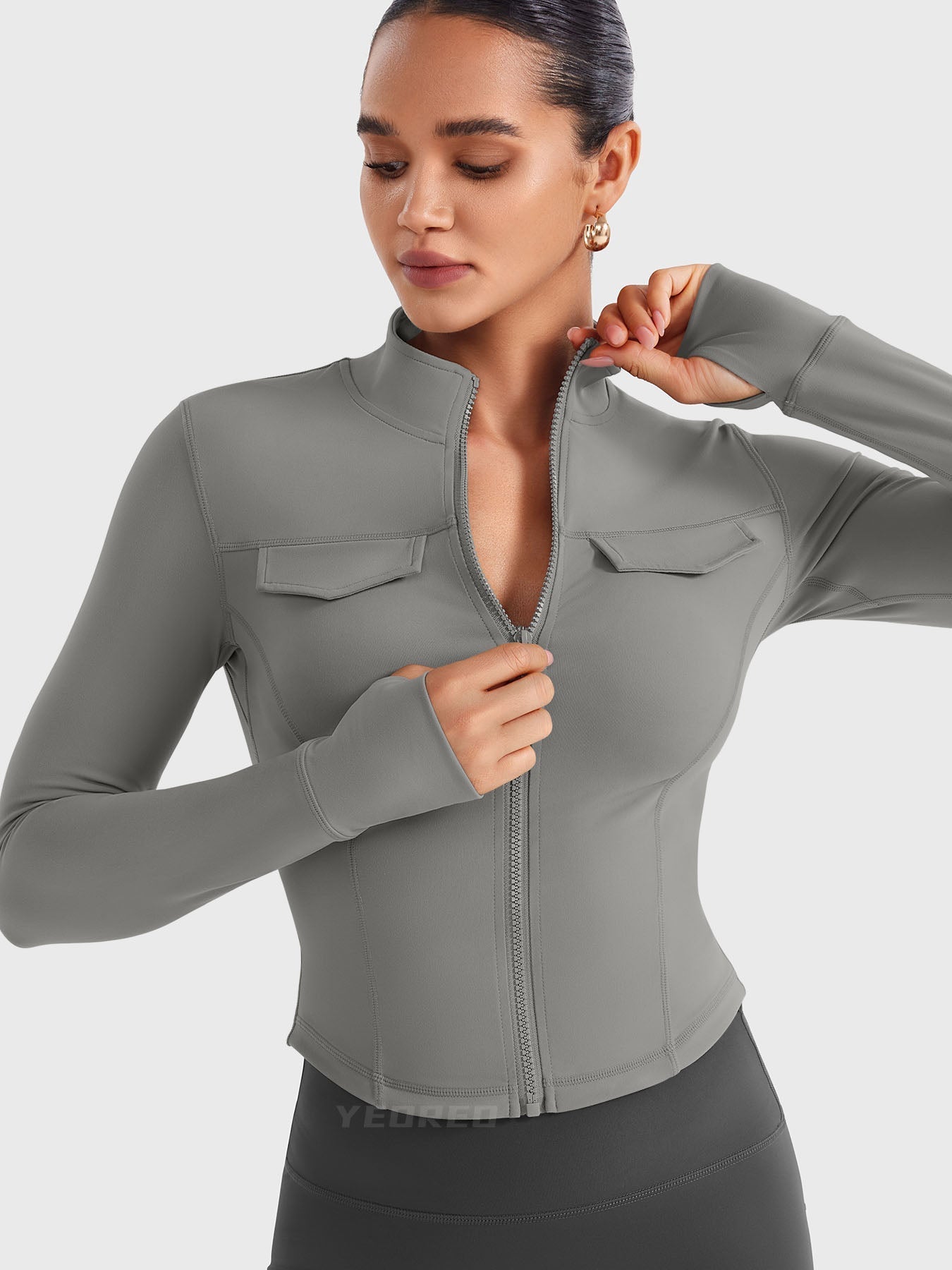 Yeoreo Arsene Cargo Crop Jacket