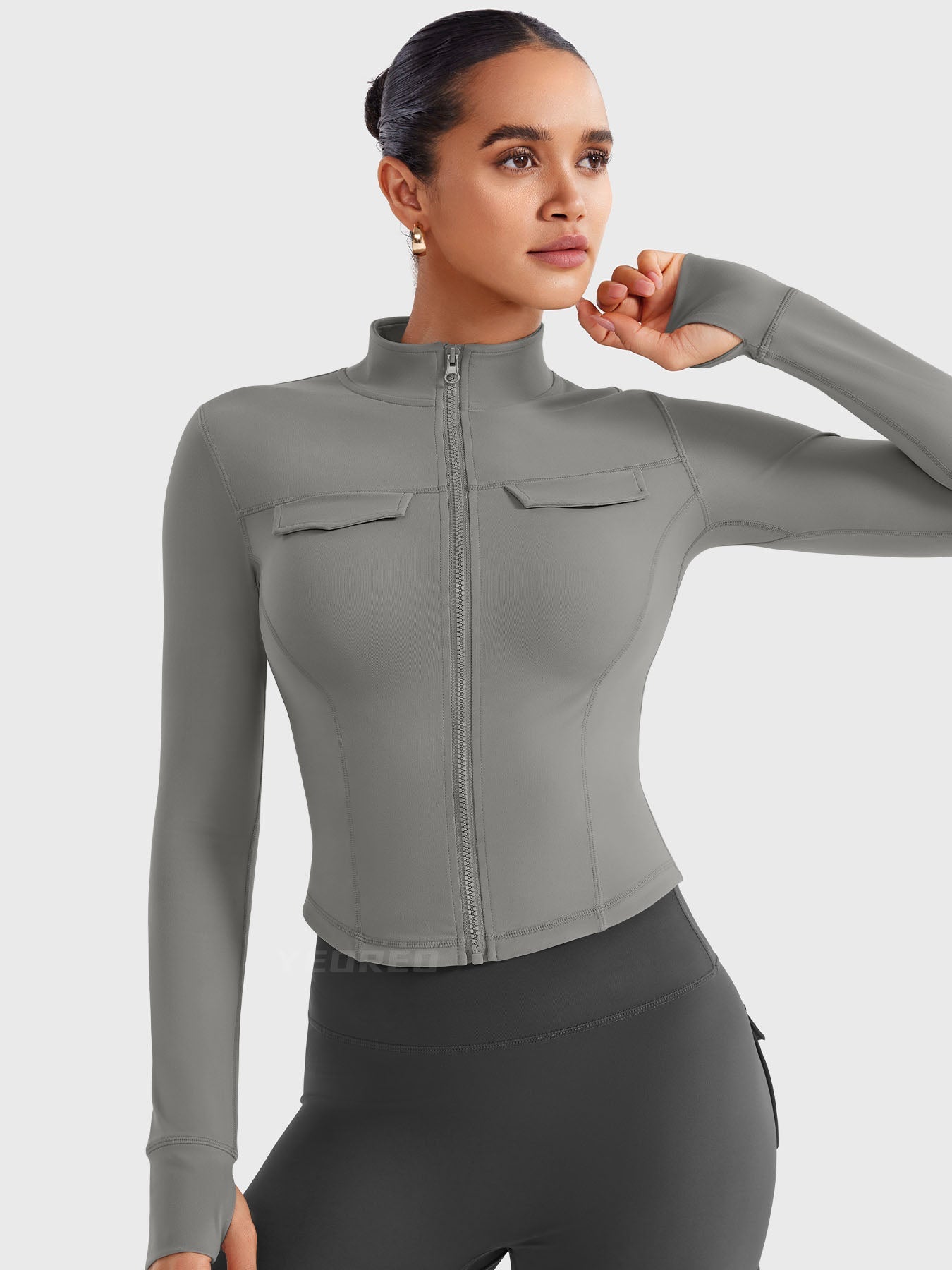 Yeoreo Arsene Cargo Crop Jacket