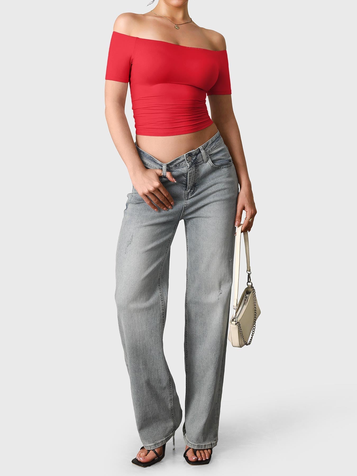 Yeoreo Luzlie Y2K One-Shoulder Top
