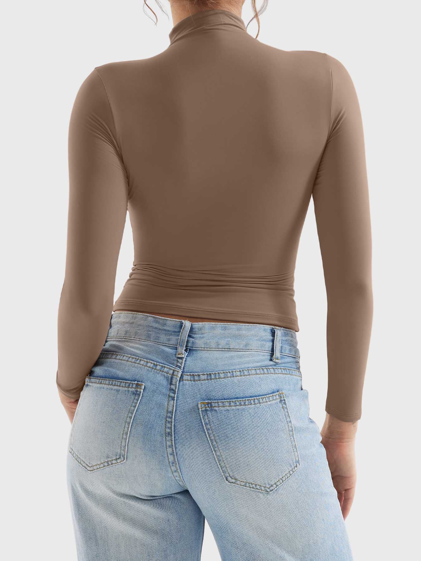 Yeoreo Sariah Turtleneck Long Sleeve Shirt