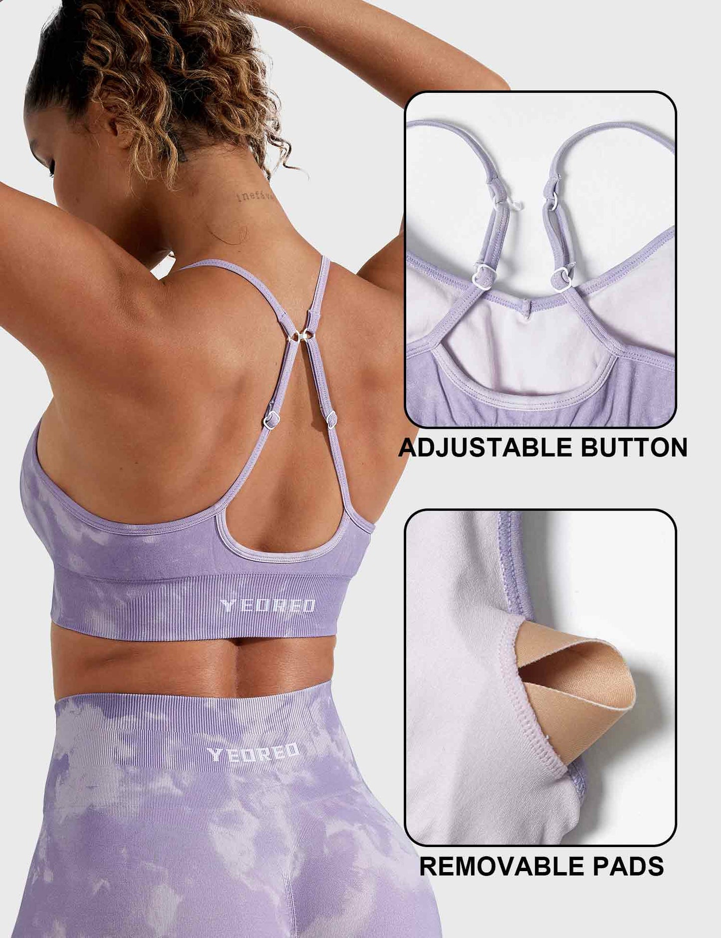 Yeoreo Seamless Print Jada Leggings/ Shorts/ Bras