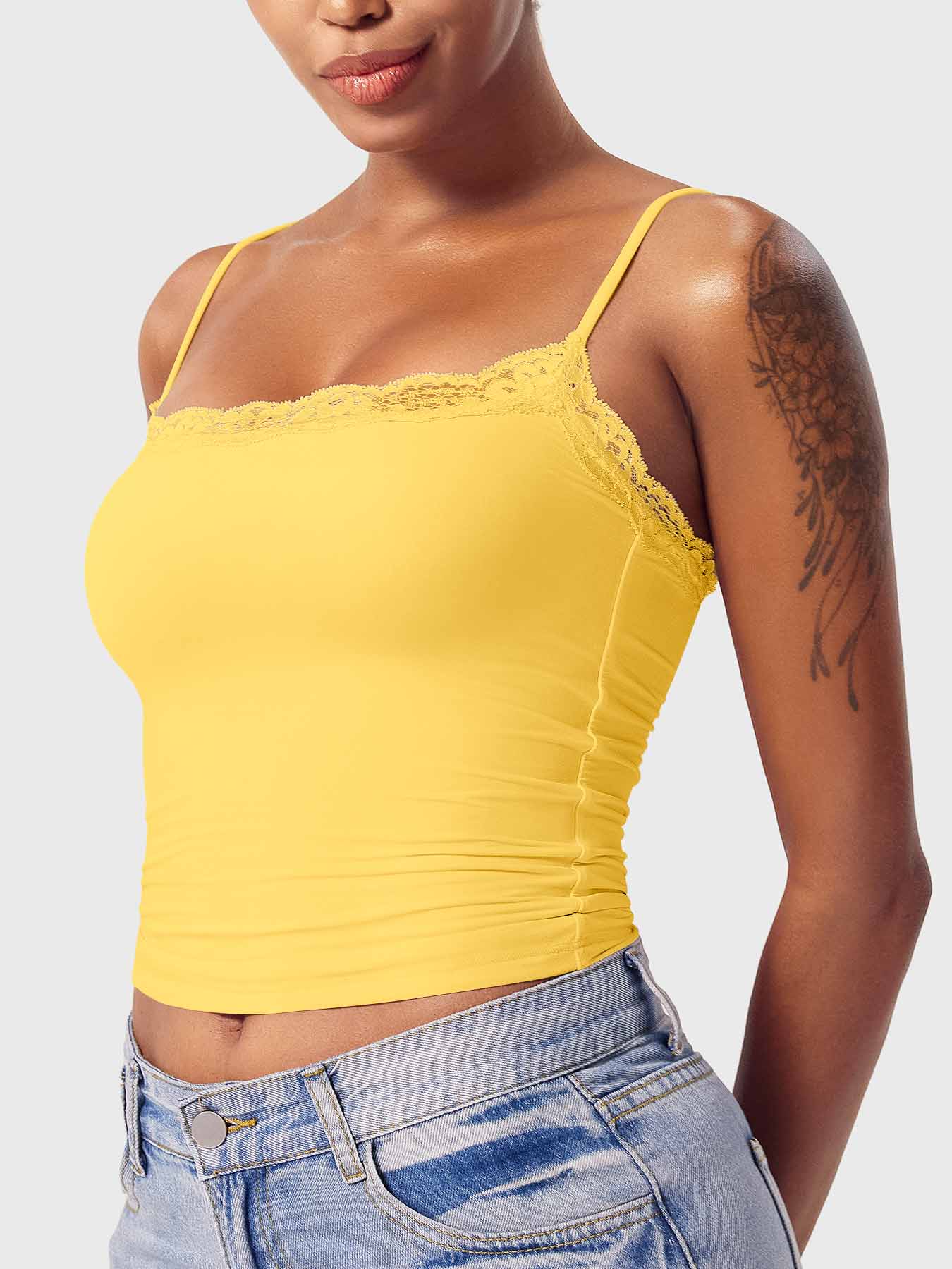 Yeoreo Annabely Square Neck Lace Tank