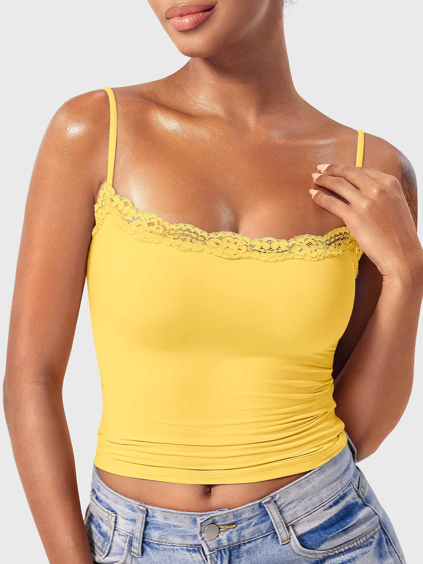 Yeoreo Annabely Square Neck Lace Tank