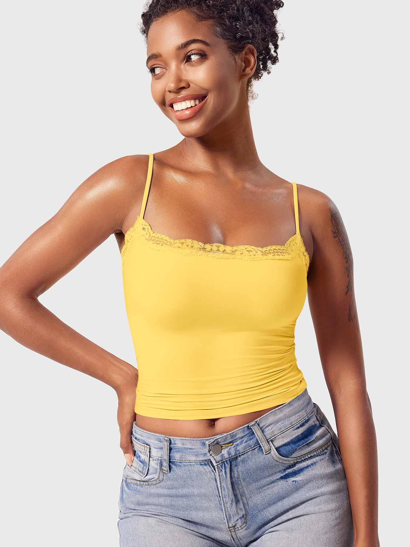 Yeoreo Annabely Square Neck Lace Tank