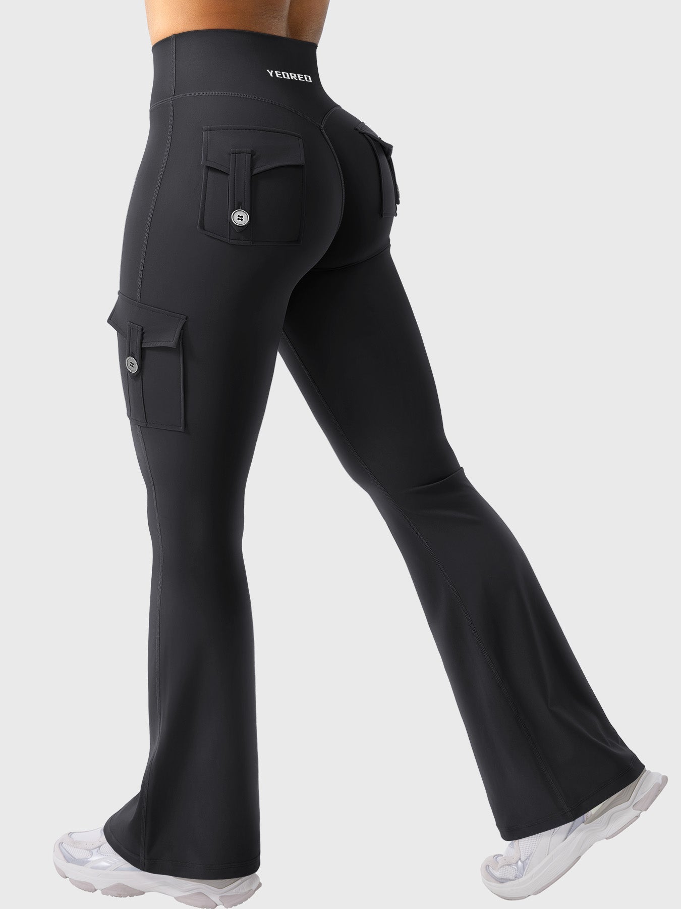 Yeoreo Hedda 30" Cargo Flared Leggings