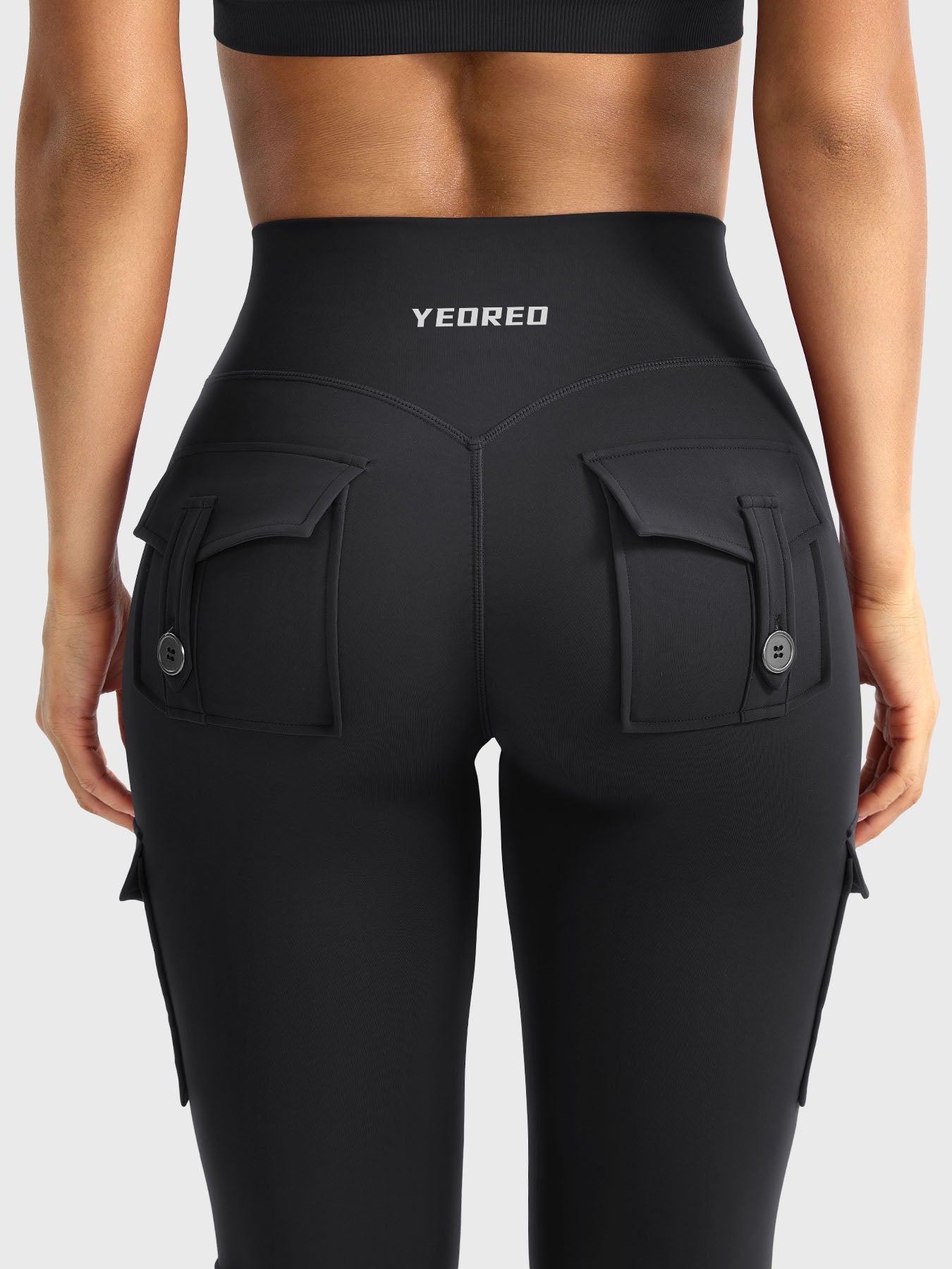 Yeoreo Hedda 30" Cargo Flared Leggings
