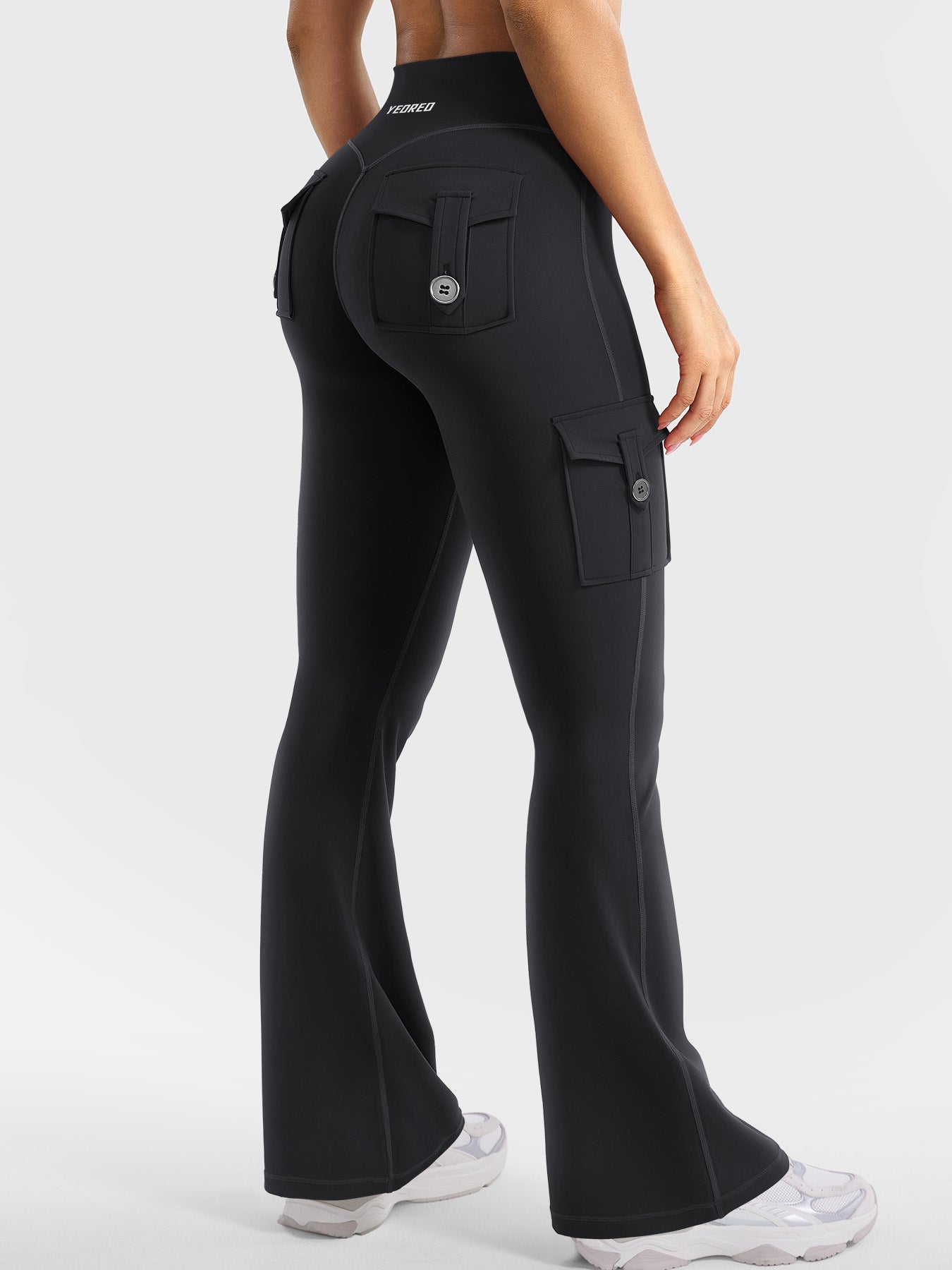 Yeoreo Hedda 30" Cargo Flared Leggings