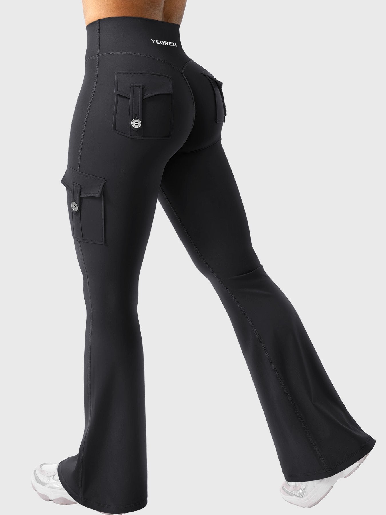Yeoreo Hedda 34" Cargo Flared Leggings