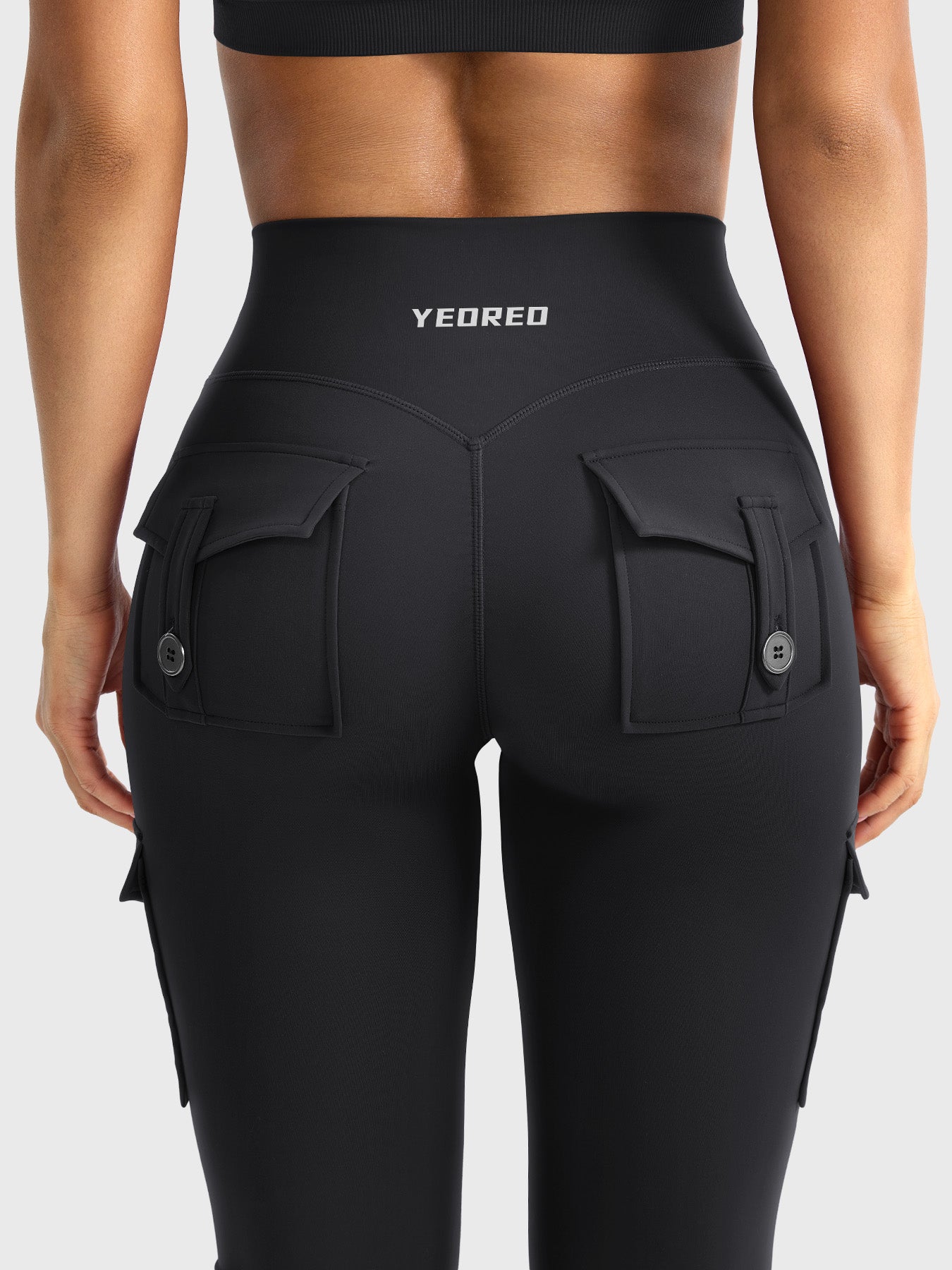 Yeoreo Hedda 34" Cargo Flared Leggings