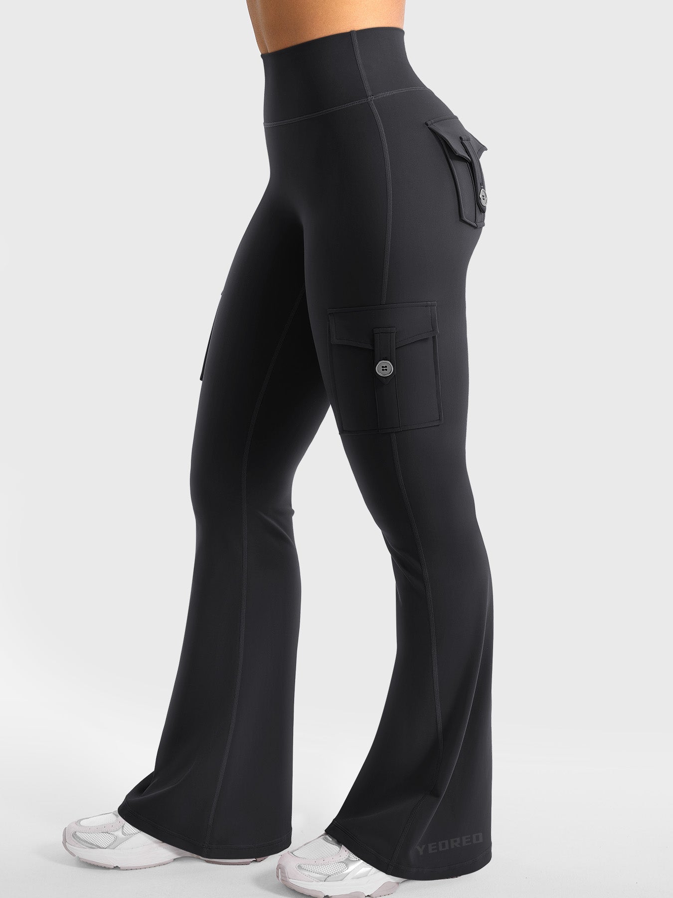 Yeoreo Hedda 34" Cargo Flared Leggings