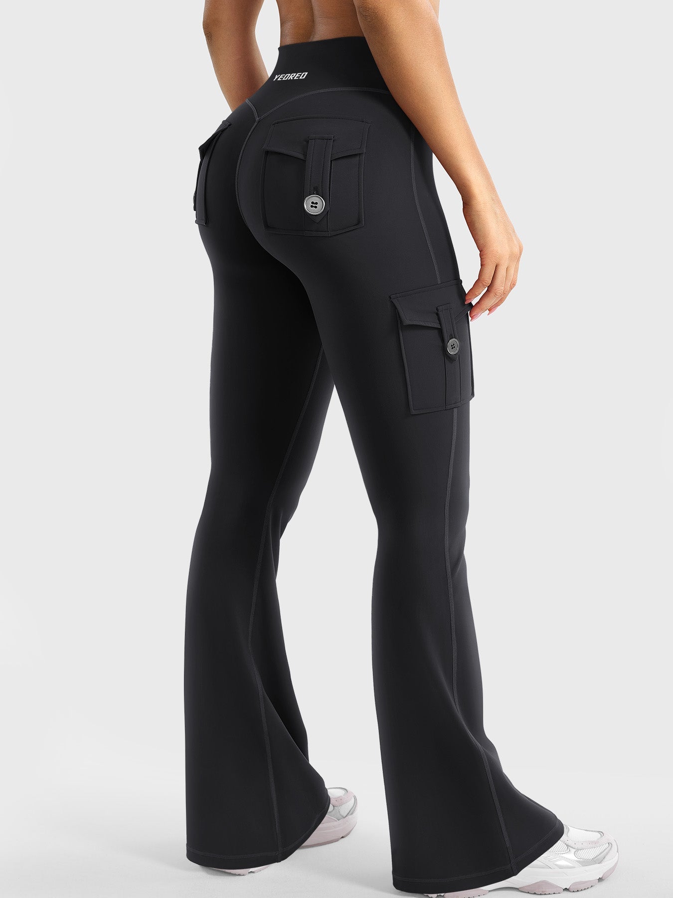 Yeoreo Hedda 34" Cargo Flared Leggings