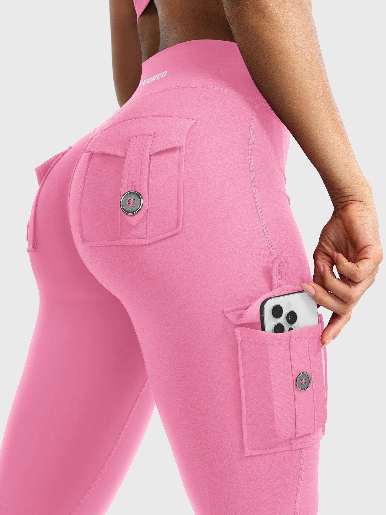 Yeoreo Hedda 34" Cargo Flared Leggings