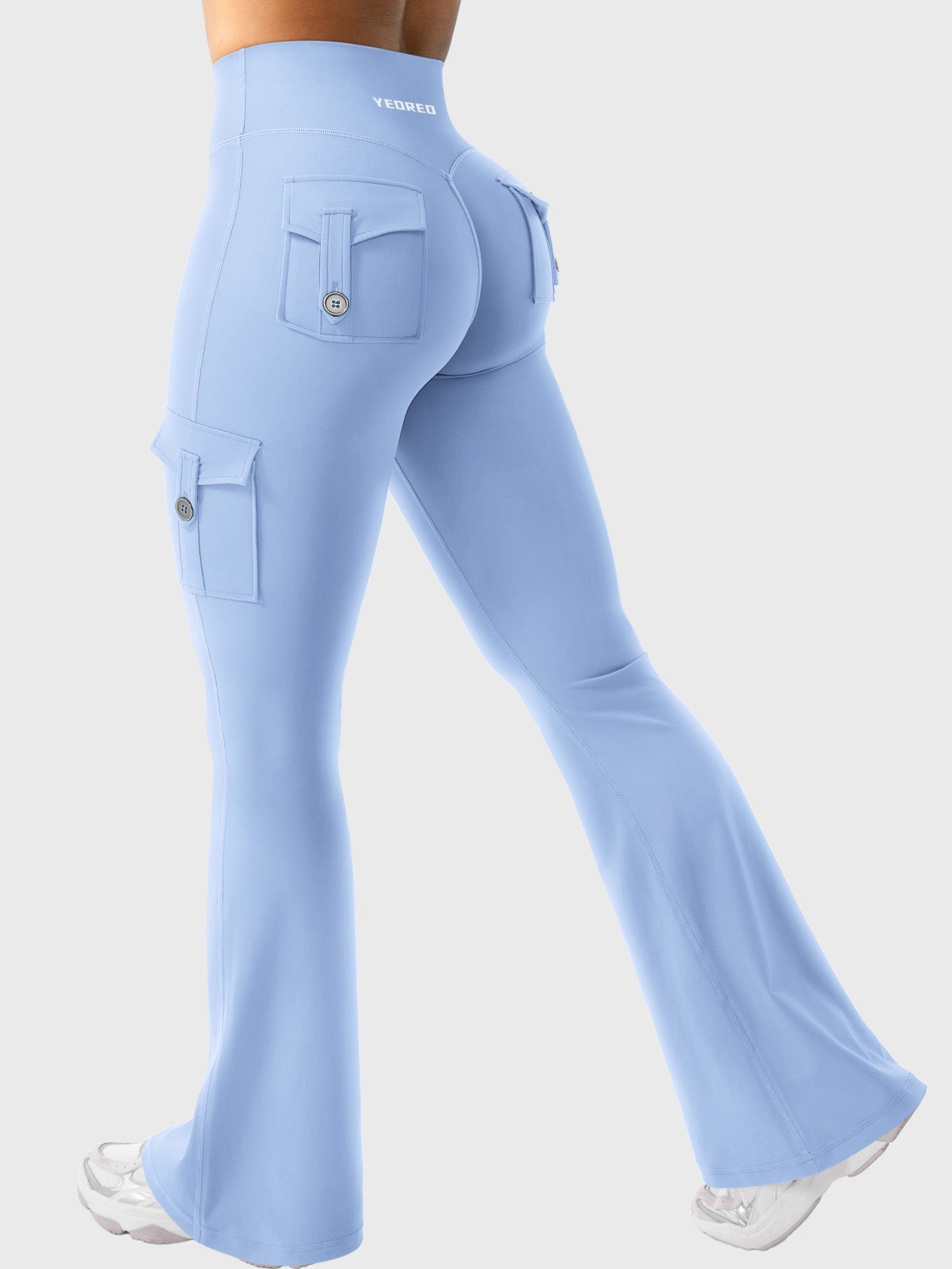 Yeoreo Hedda 34" Cargo Flared Leggings