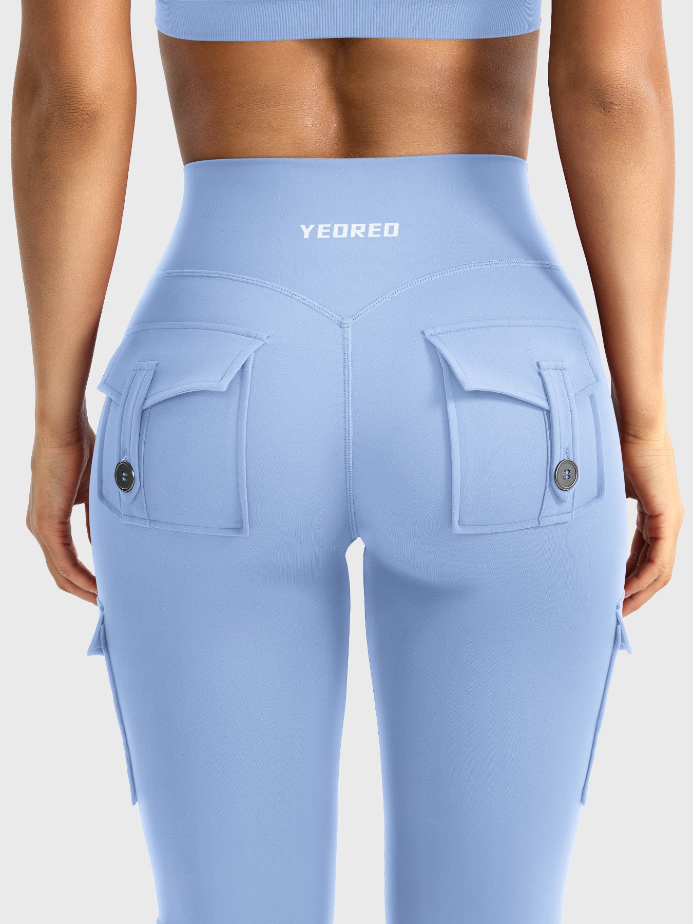 Yeoreo Hedda 34" Cargo Flared Leggings