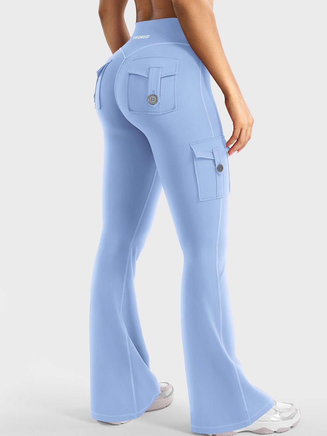 Yeoreo Hedda 34" Cargo Flared Leggings