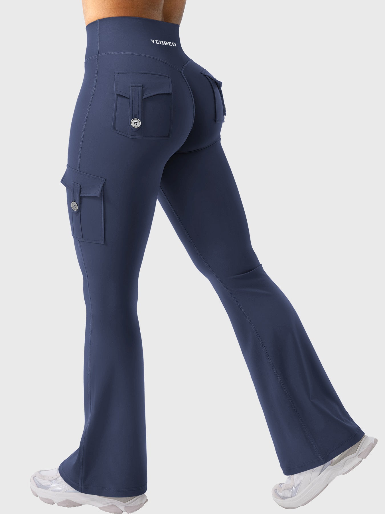 Yeoreo Hedda 30" Cargo Flared Leggings