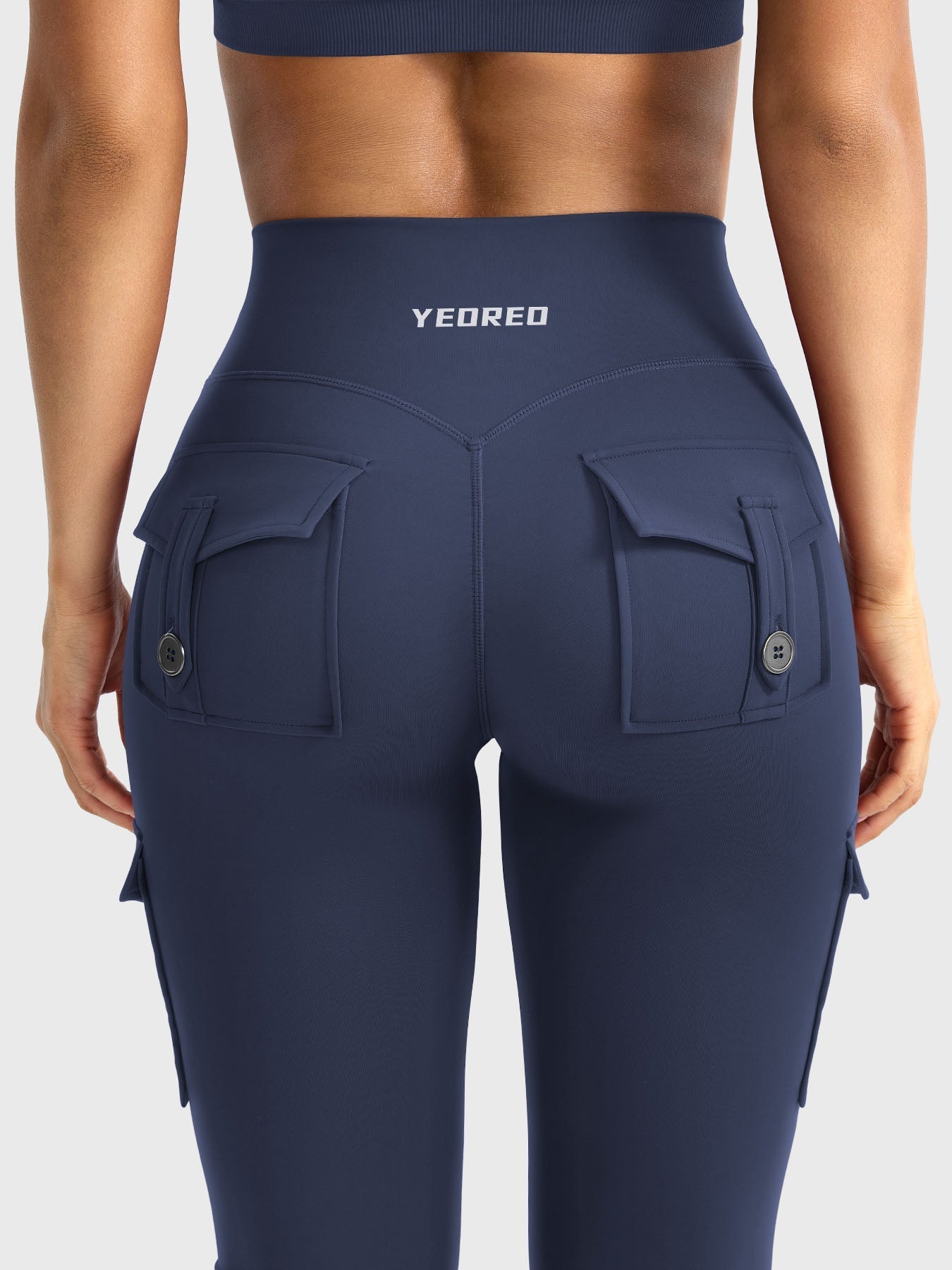 Yeoreo Hedda 30" Cargo Flared Leggings