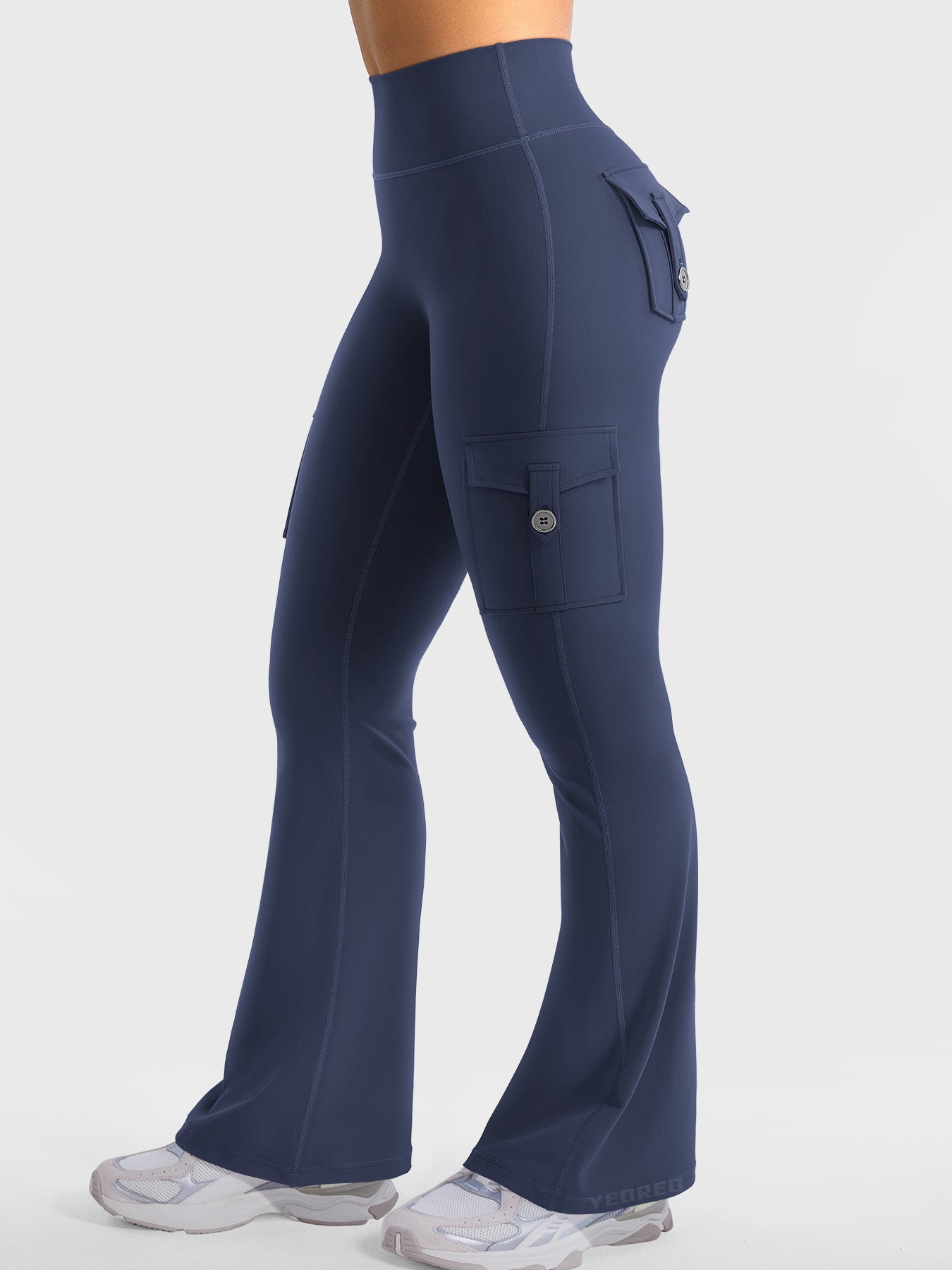 Yeoreo Hedda 30" Cargo Flared Leggings