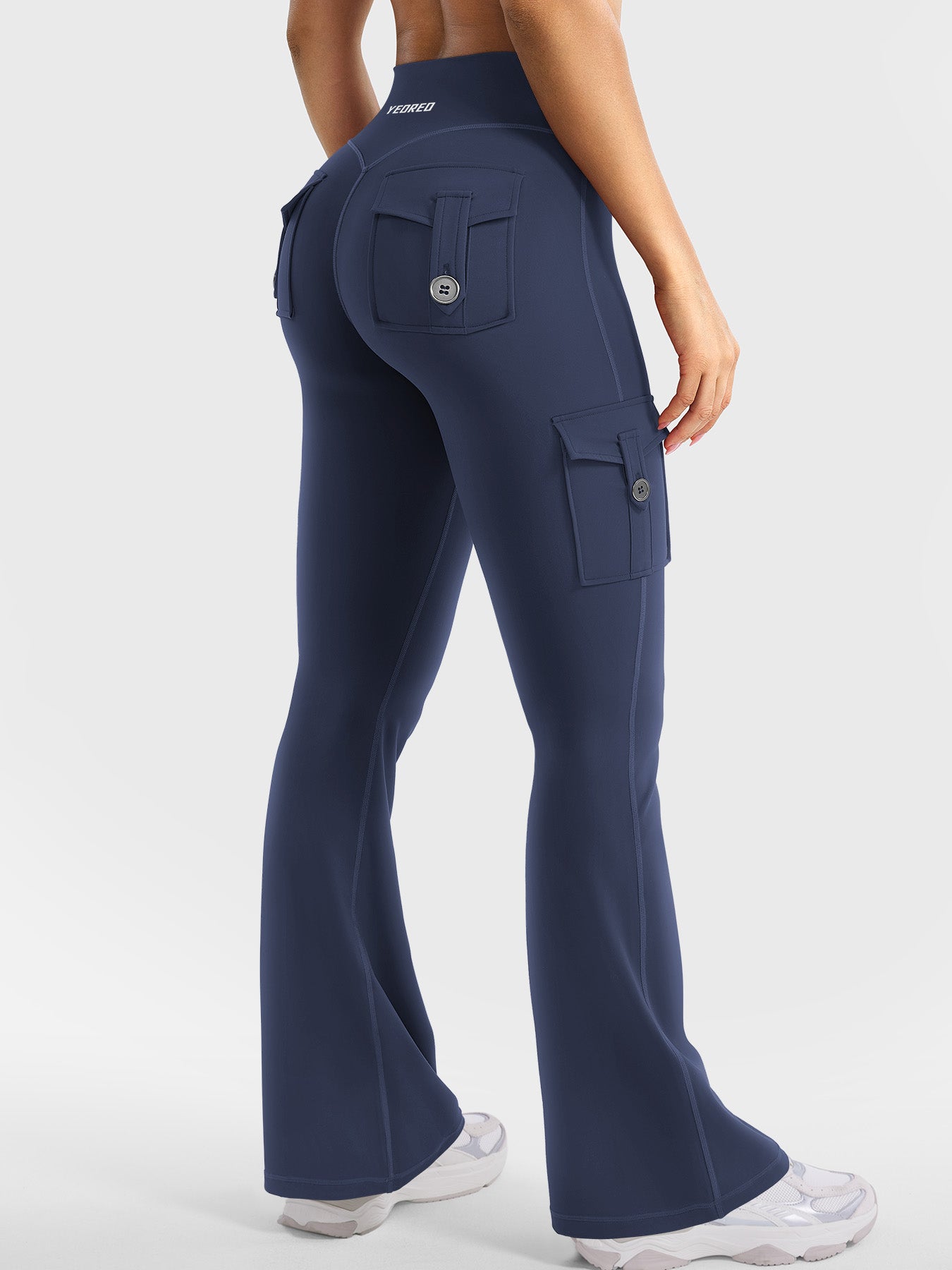 Yeoreo Hedda 30" Cargo Flared Leggings
