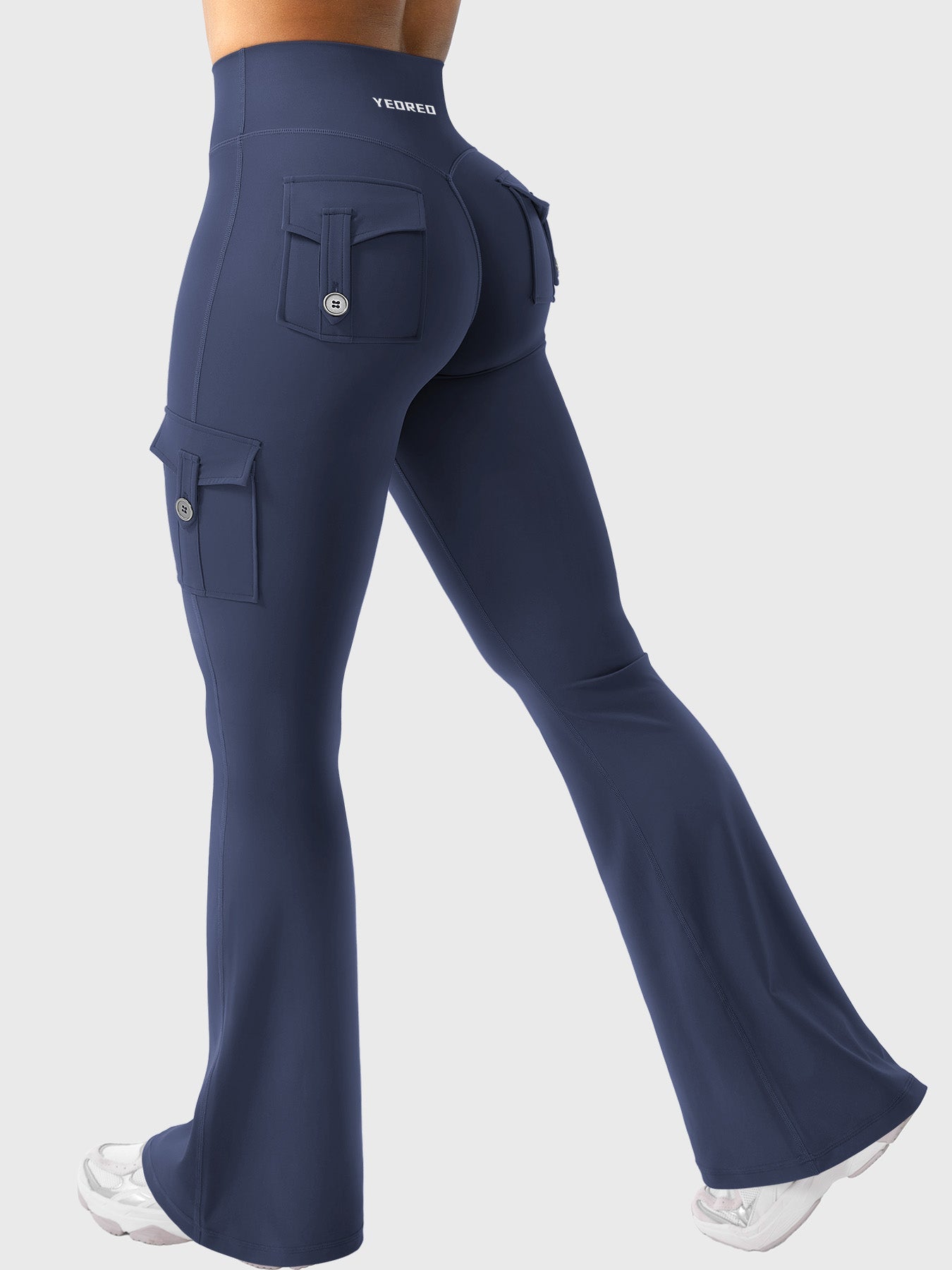Yeoreo Hedda 34" Cargo Flared Leggings