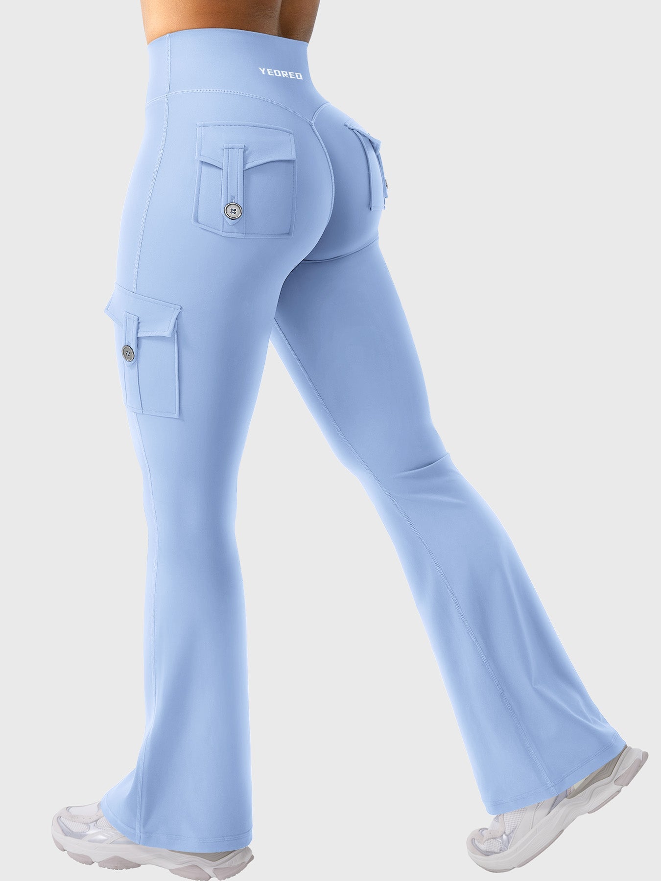 Yeoreo Hedda 30" Cargo Flared Leggings