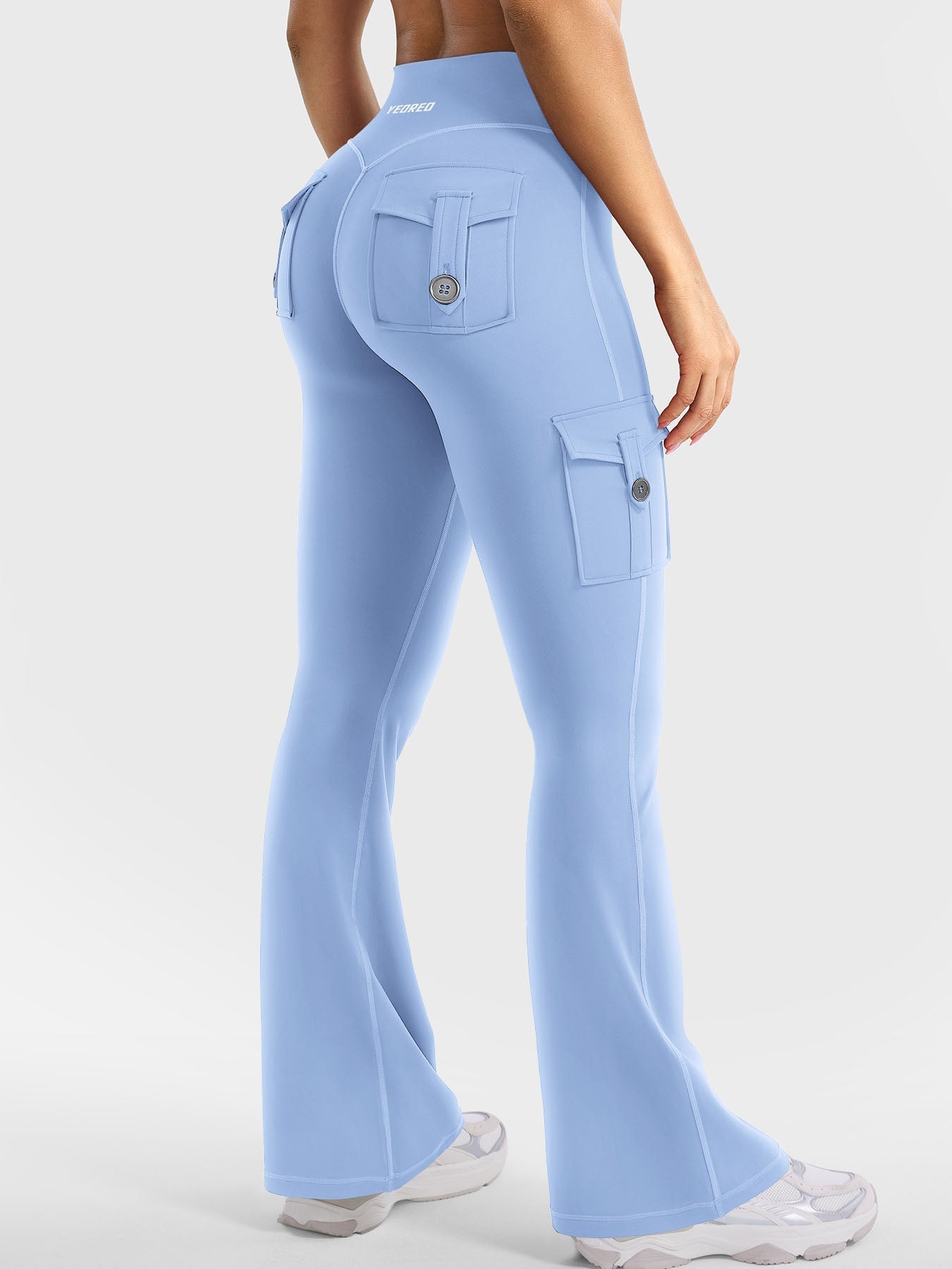 Yeoreo Hedda 30" Cargo Flared Leggings