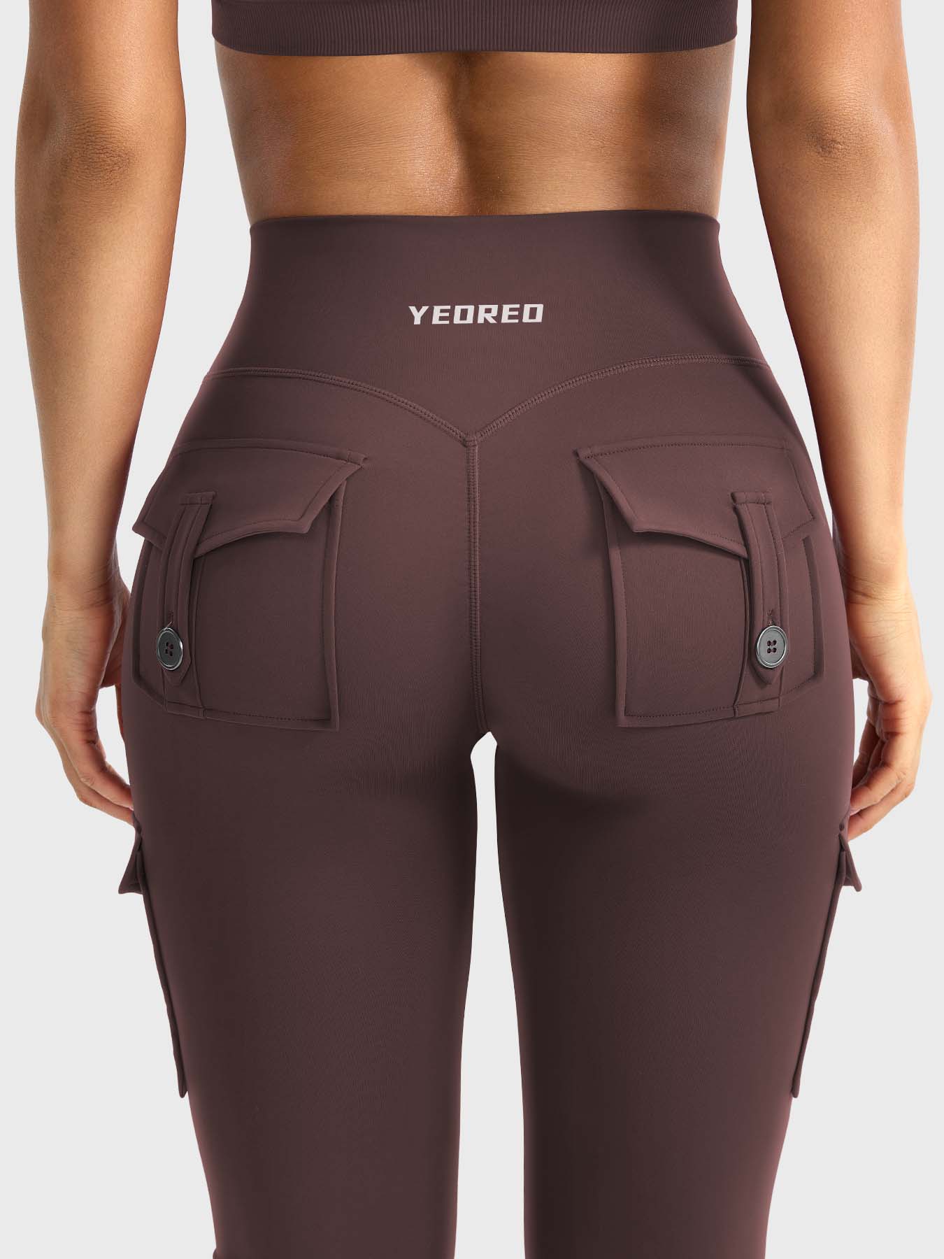 Yeoreo Hedda 30" Cargo Flared Leggings