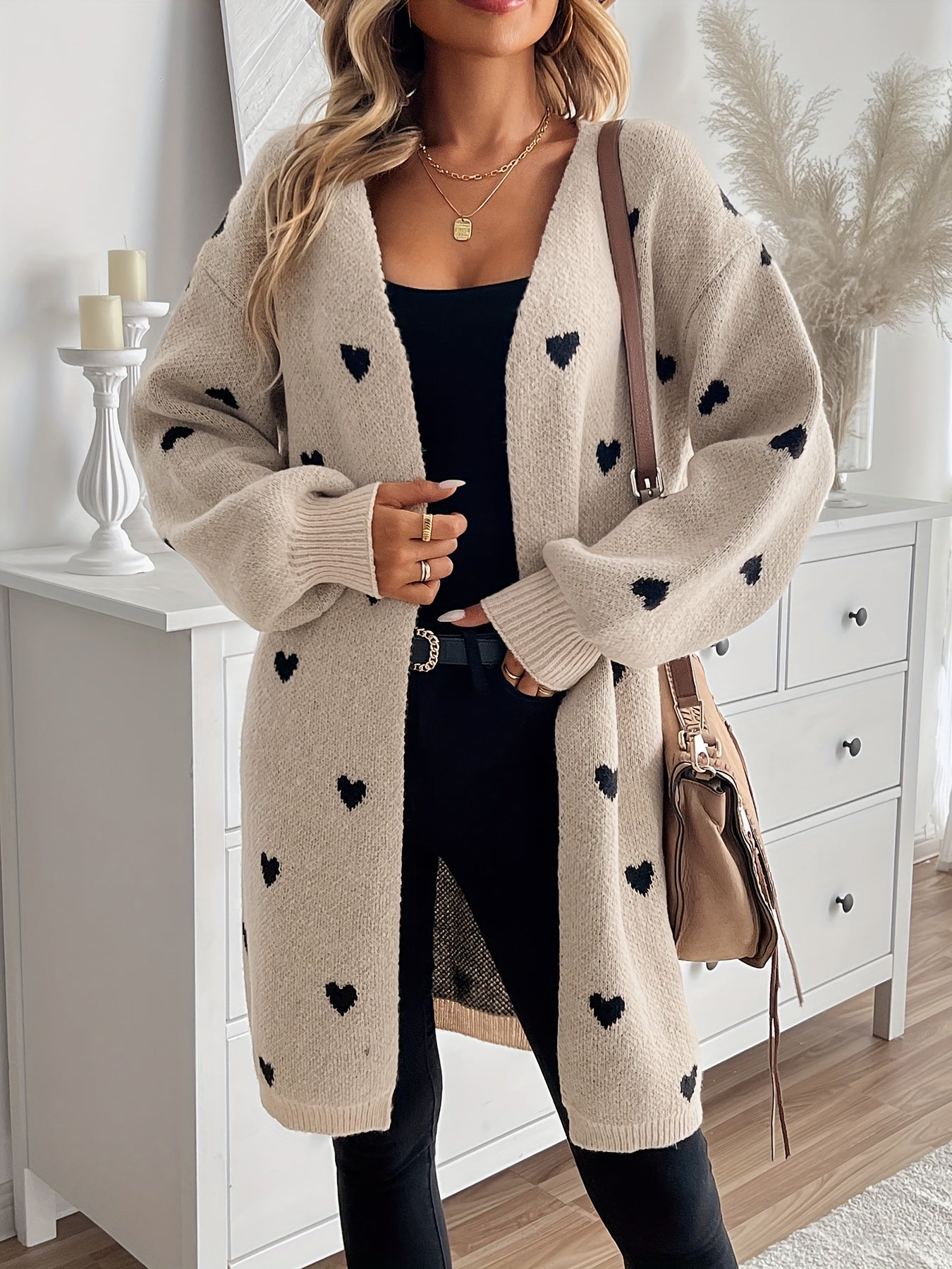 Mihi - Heart Elegance Cardigan