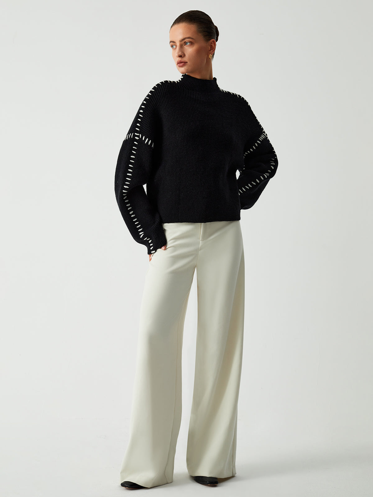Riley - Knitted Turtleneck Sweater