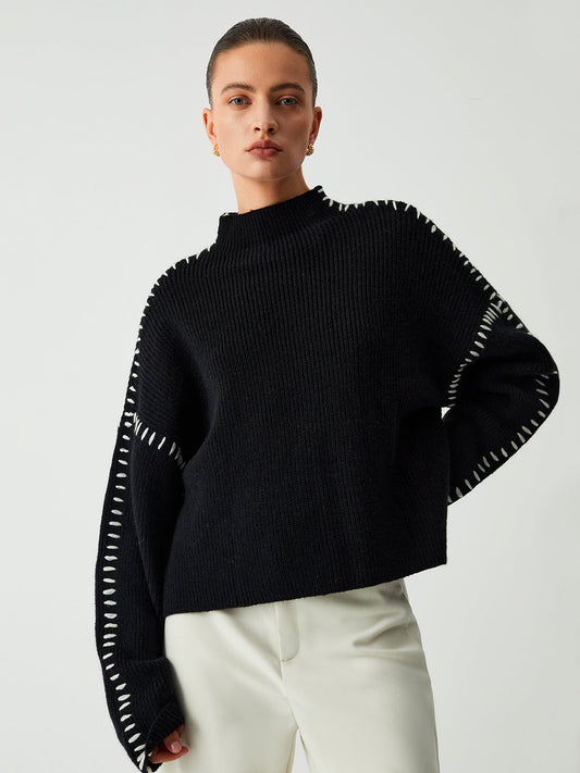 Riley - Knitted Turtleneck Sweater