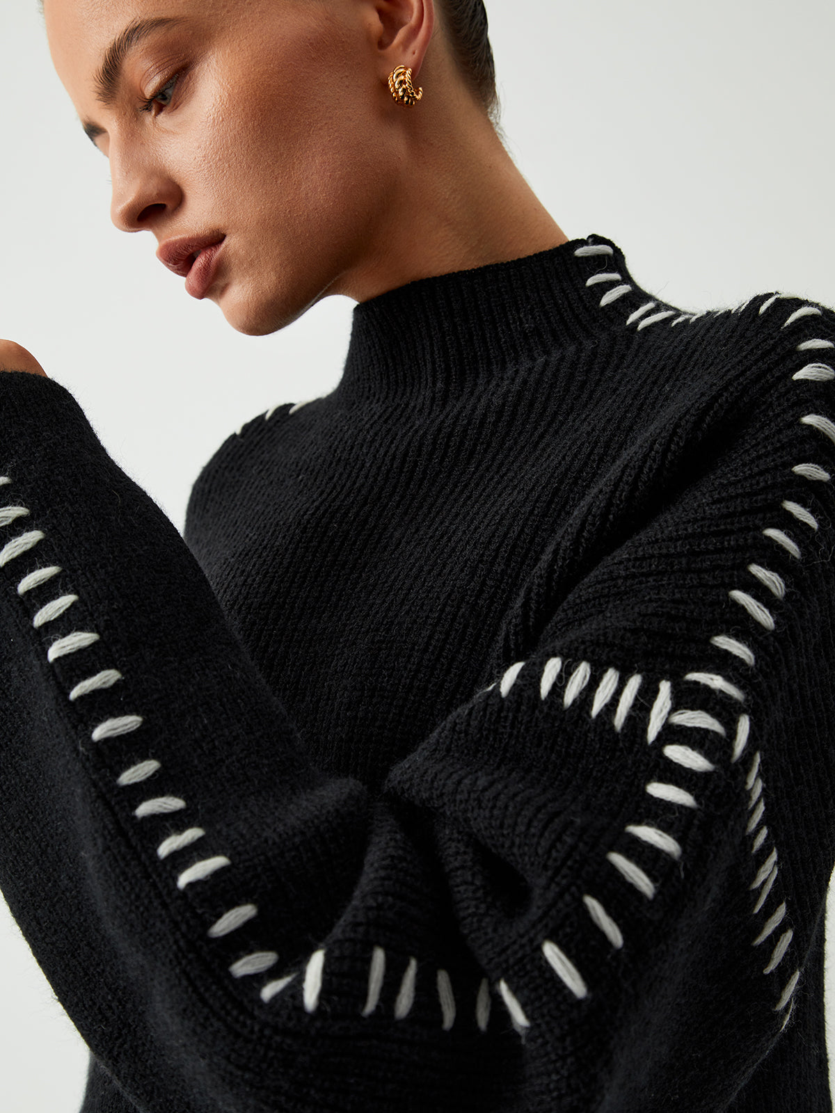 Riley - Knitted Turtleneck Sweater
