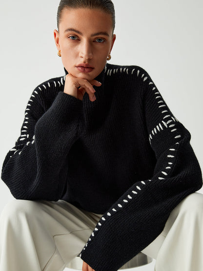 Riley - Knitted Turtleneck Sweater