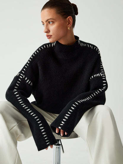 Riley - Knitted Turtleneck Sweater