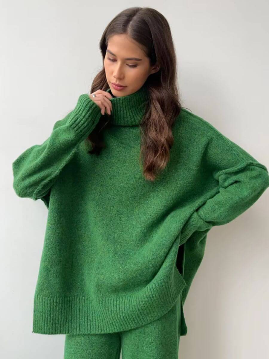 Ayla - Turtleneck Knit Set