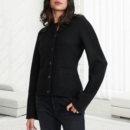 Malia - Classic Buttoned Cardigan