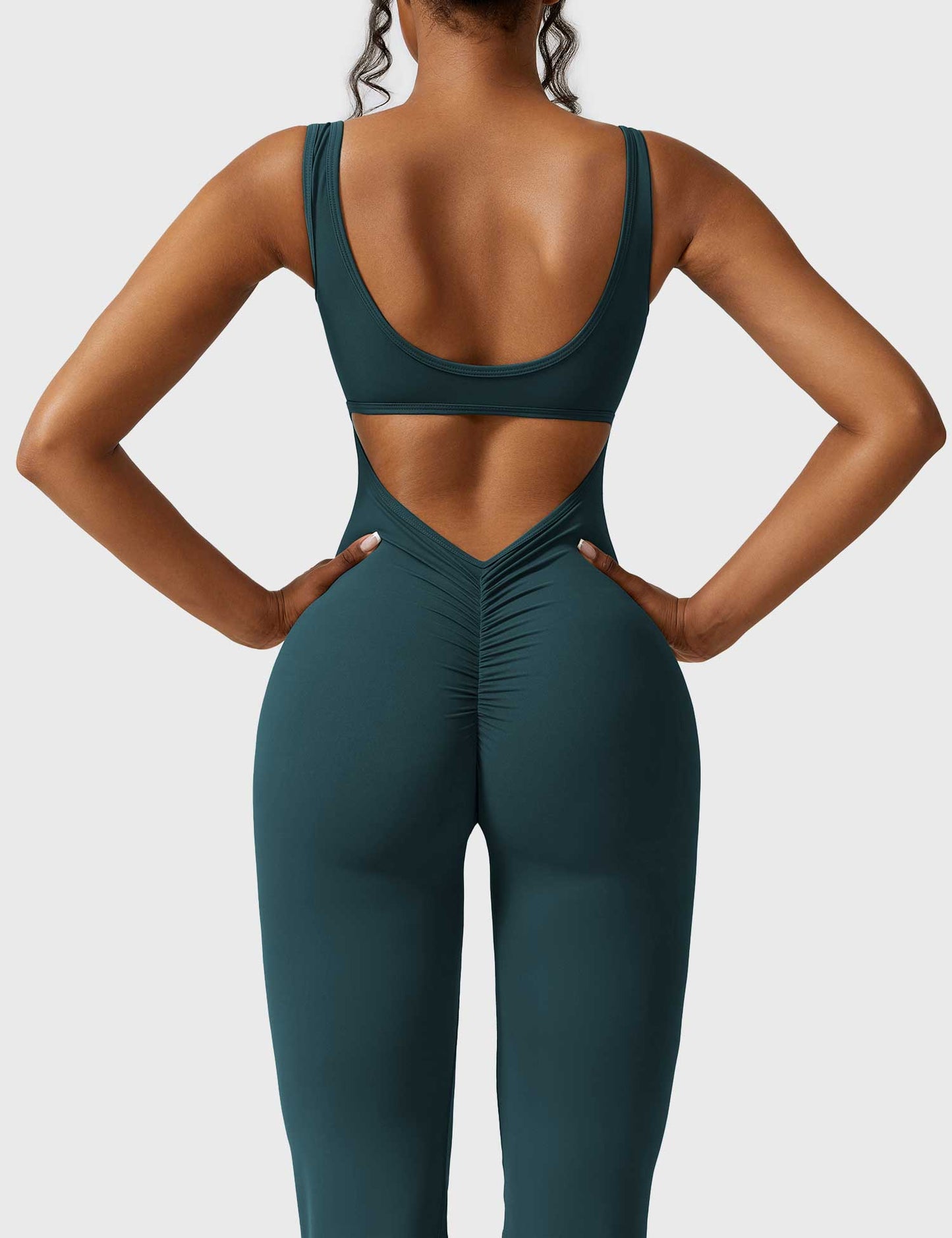 Yeoreo Lizvette V-Back Skinny Jumpsuit
