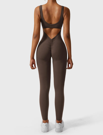 Yeoreo Lizvette V-Back Skinny Jumpsuit