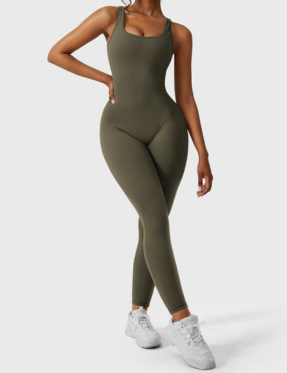 Yeoreo Lizvette V-Back Skinny Jumpsuit
