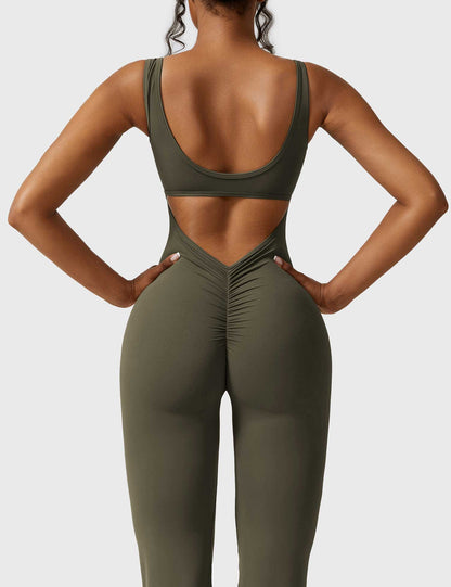 Yeoreo Lizvette V-Back Skinny Jumpsuit
