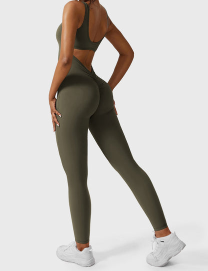 Yeoreo Lizvette V-Back Skinny Jumpsuit