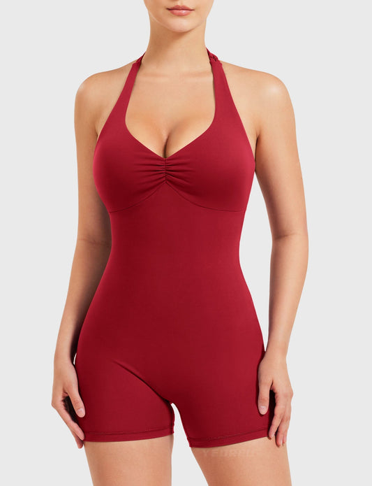 Yeoreo Joceline Backless Halter Romper