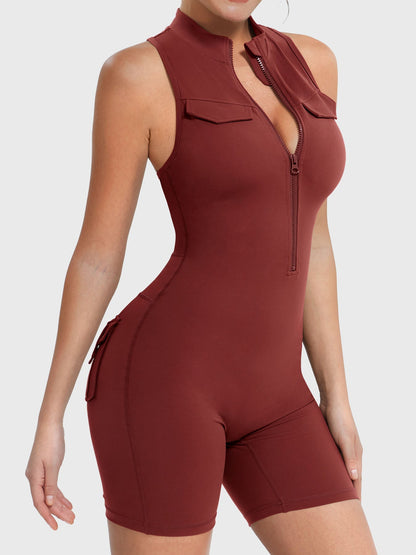 Yeoreo Samantha Cargo Romper with Pockets