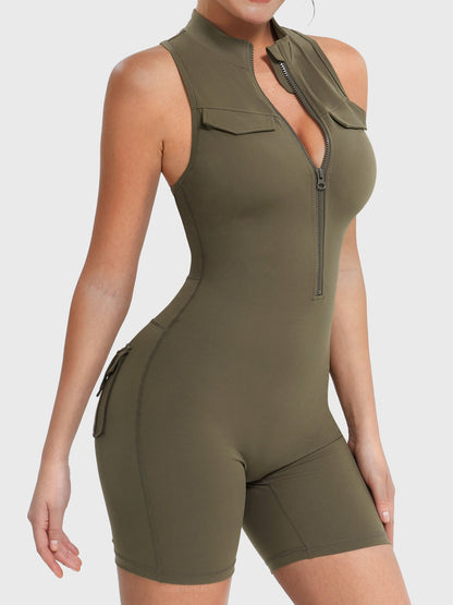 Yeoreo Samantha Cargo Romper with Pockets