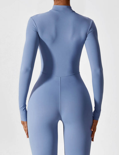 Yeoreo Long Sleeve Zipper Jumpsuit