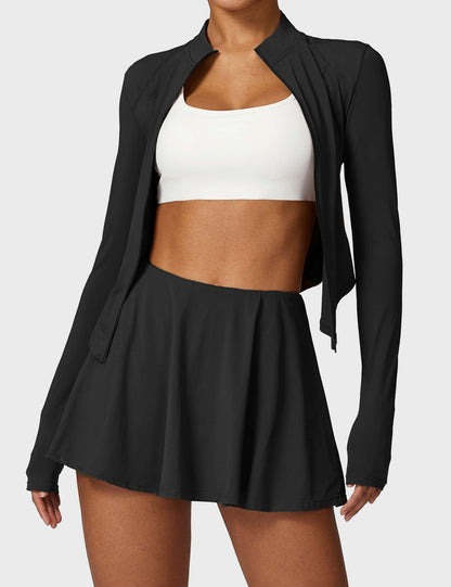 Yeoreo Long Sleeve Tennis Skirt Sets
