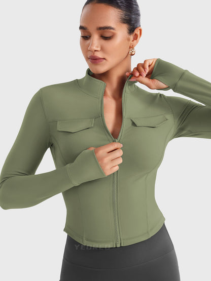 Yeoreo Arsene Cargo Crop Jacket