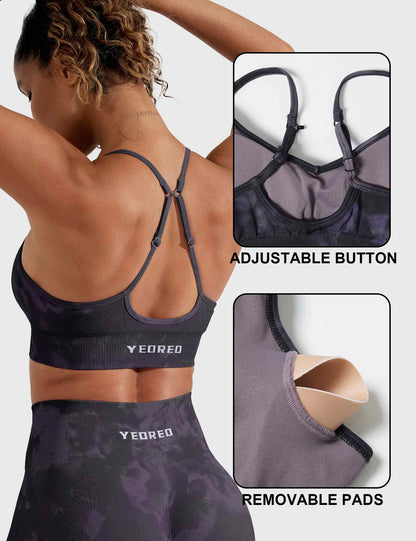 Yeoreo Seamless Print Jada Leggings/ Shorts/ Bras