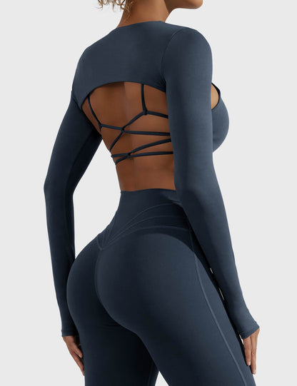 Yeoreo Crissy Long Sleeve Bolero Shrug